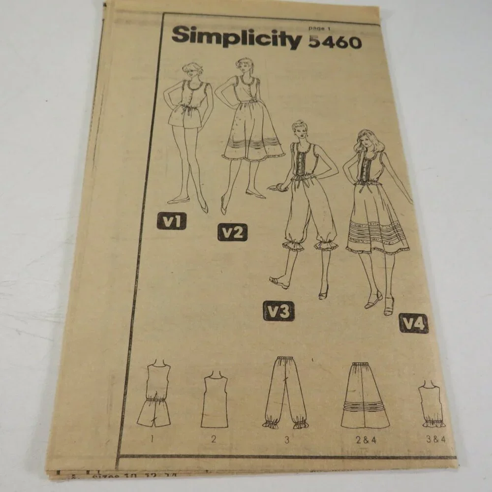 Simplicity 5460 sewing
